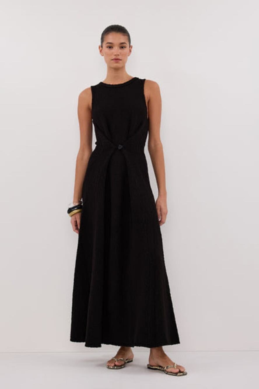Dissh Sue black maxi dress Small
